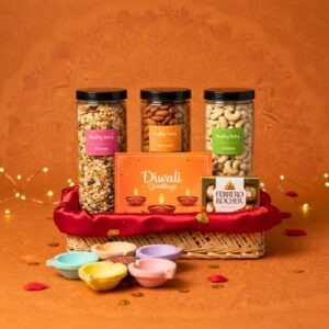 Premium Diwali Gift Hamper with Dry Fruits & Sweets