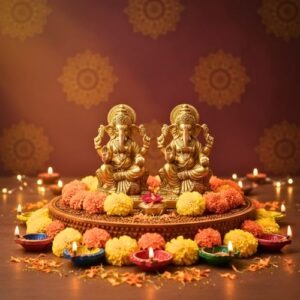 Traditional Ganesh Laxmi Idols